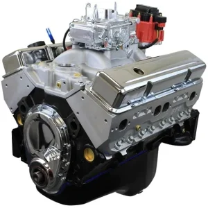 BluePrint Engines GM 355 C.I.D. 390 HP Dressed Carbureted Long Blocks Crate Engines BP35513CTC1