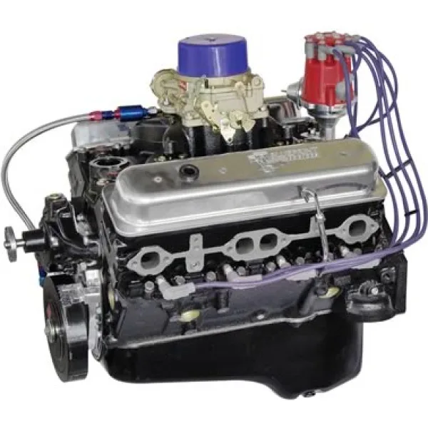 BluePrint Engines Marine GM 355 C.I.D. 365 HP Dressed Long Block Crate Engines with Cast Components MBP3550CTC