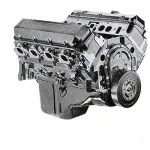 Chevrolet Performance 7.4L 454 C.I.D. Long Block Crate Engines 19207554