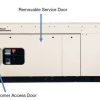 Cummins Power Quiet Connect 40kW Liquid Cooled Standby Generator Single Phase RS40/A051Y419