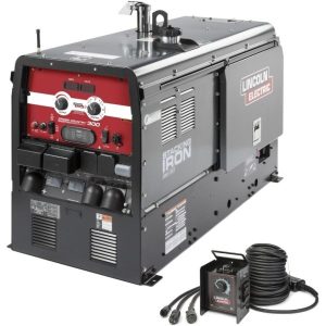 Lincoln Cross Country 300 Kubota Cc/Cv Welder Generator W/125 Ft Remote K4166-7