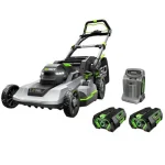 EGO 21 Inch Self-Propelled Mower Touch Drive with 4.0Ah Battery 2pk & Rapid Charger