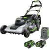 EGO 21 Inch Self-Propelled Mower Touch Drive with Charger, 4.0Ah & 6.0Ah Batteries
