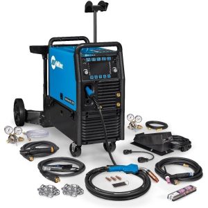 Miller Multimatic 255 Pulsed Multiprocess Welder W/Running Gear And Tig Kit 951768