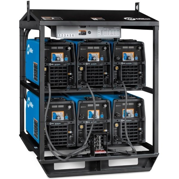 Miller Xmt 350 Fieldpro Arcreach 6-Pack Rack 907740