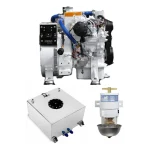 Phasor k2-4.5pmg-kit Marine Generator Includes Fuel Tank and Filter 4.5 KW 60 Hz – Ignition Protected