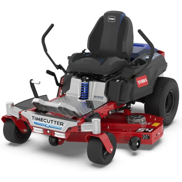 Toro 54 in. 60V Max Battery-powered TimeCutter Zero Turn w/ 5x10ah, 1x4ah Batteries (75851)